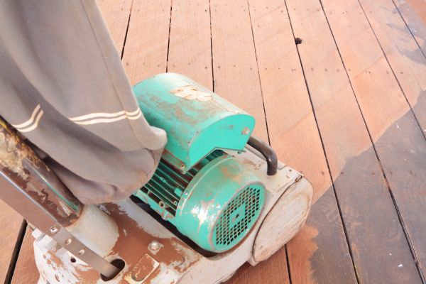 Cedar Deck Sanding in Redmond